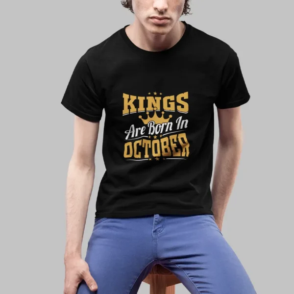 T-Shirt Anniversaire Kings Are Born In