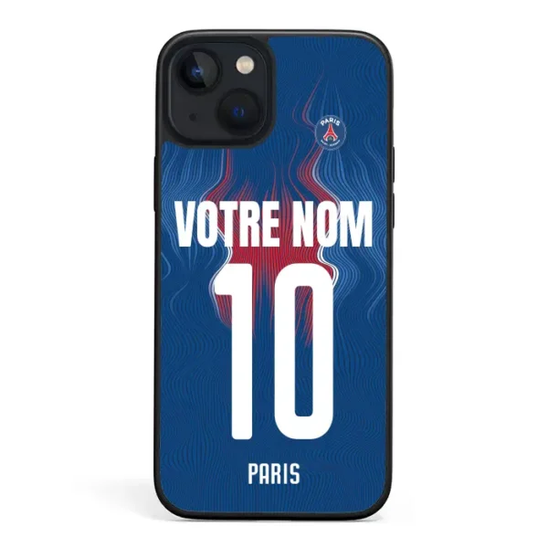 Coque de foot du PSG personnalisable